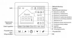 Tuya Wifi smart thermostat (as pictured) - how do I enter pairing mode?