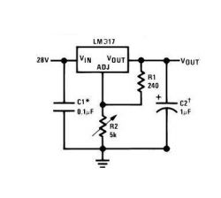 Schemat prostego regulatora PWM 0-15V 2A 20W, od 1.2V