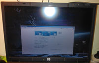 HP 8710p - Niewyrazny obraz. Poziome, niebiesko-czerwone paski HP 8710p - Niewyrazny obraz. Poziome, niebiesko-czerwone paski