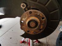 Restoring and Protecting Rusted Hub on Superb II 1.9TDi 77kw: ATE Discs, Pads and Calipers