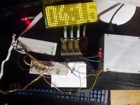 [ATmega32][C] - Zegar na ściane z wyświetlaczem 12x30