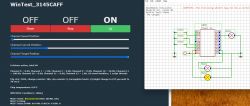 User interface for managing curtain positions with three buttons: Down, Stop, and Up.