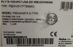 Indukcja Amica PI6544NSTK x-type - płyta nie pokazuje błędu, ale nie działa Indukcja Amica PI6544NSTK x-type - płyta nie pokazuje błędu, ale nie działa