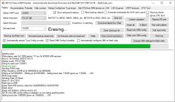 BK7231 Easy UART Flasher interface during flash memory erase operation