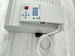 Piec lutowniczy Puhui T-962C z panelem sterującym i kablem zasilającym