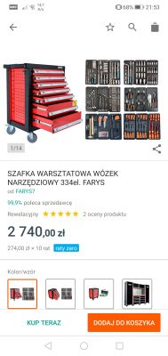 Jaką szafkę narzędziową wybrać do warsztatu? Do 3000 zł.