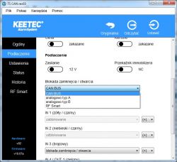 Podłączenie alarmu CAN KEETEC TS CAN rev 03 do Volvo V50 2007 rok