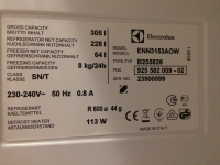Lodówka Electrolux ENN3153AOW - Agregat nie wyłącza się, spuchnięta tylna ściana