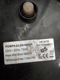 Podłączenie pompy głębinowej. Podłączenie pompy głębinowej.