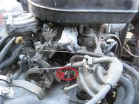 Schemat gaźnika Aisan CK I8I A w Hyundai Pony 1.5 1991 - regulacja obrotów