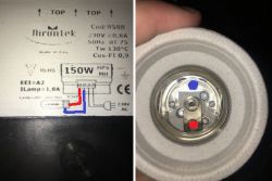 Jak podłączyć zasilacz do lamp HPS i gniazda E40? Kolor kabli?