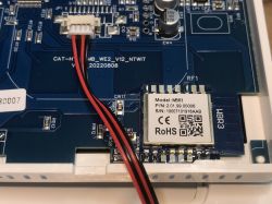 Main board with WiFi module of HY609-WE thermostat WBR3 module with main board of HY609-WE thermostat