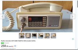 Radio morskie VHF GME Famita 558 GX55 z mikrofonem na spirali