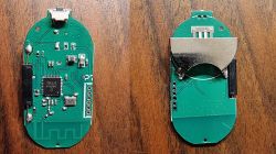PCB with Zigbee Microcontroller Printed circuit board of a device with Zigbee Z2 ZHU2114 microcontroller.