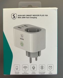 SiGN WiFi Smart Indoor Plug 16A (SN-WIFIPLUG) CB2S Pinout and OBK Template Details