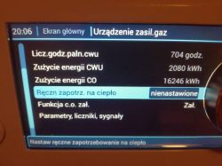 Setting the parameters of the Dietrich amc 25 condensing gas furnace