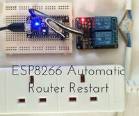 Restarter do routera oparty o moduł z ESP8266