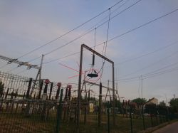 Identyfikacja elementu na linii 110 kV wejście stacji 110/15 GPZ