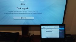 Dlaczego przy podpięciu przez HDMI w TV nie ma obrazu? PC: Dell 6540.