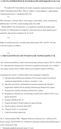 Czarna skrzynka Tupolewa-próbkowanie nagrania.