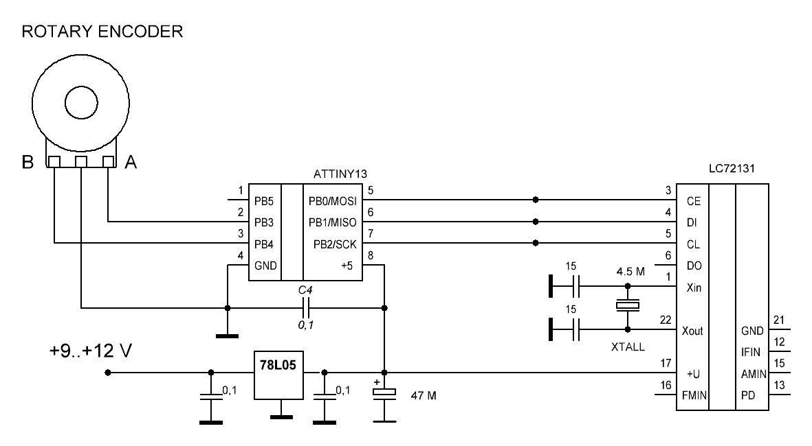 Lc72131 схема подключения