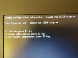 Fw status recovery error при включении lenovo