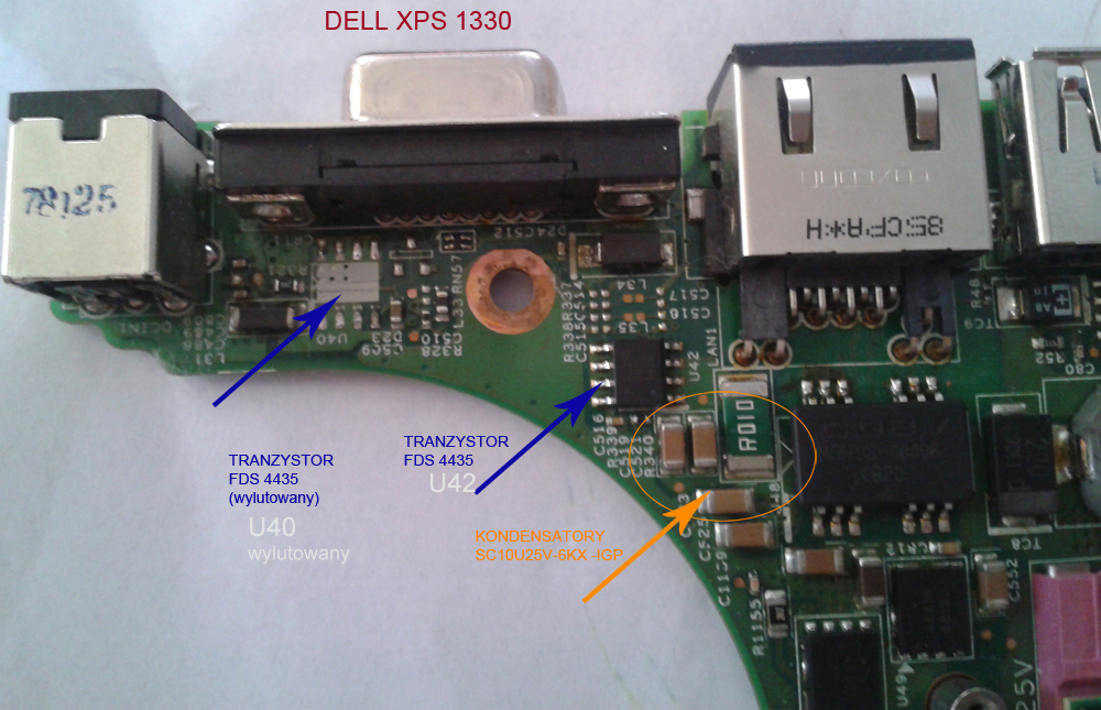 Dell m1330 замена видеокарты