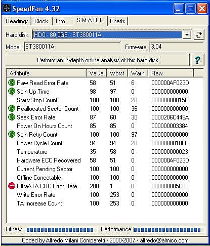 Zawieszanie się komputera po wymianie dysku 80GB Seagate na płycie K7VZA