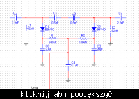 Filtr przestrajany 134-176 MHz - polaryzacja diody i zamiana C2 na dzielnik indukcyjny