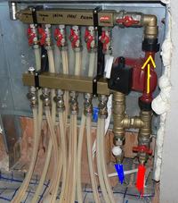 Czy dobrze został podłączony rozdzielnik instalacji podłogow Czy dobrze został podłączony rozdzielnik instalacji podłogow