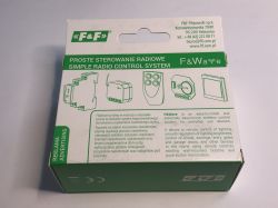 Opakowanie systemu sterowania radiowego F&amp;Wave firmy F&amp;F Filipowski