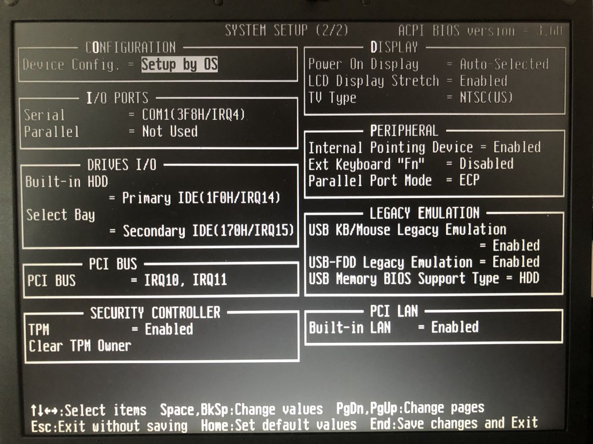 Toshiba Tecra M5 Zmiana trybu kontrolera z IDE na AHCI w BIOSie