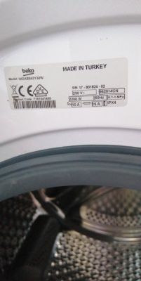 Pralka Beko WDX8543130W - wyświetlacz nic nie pokazuje Pralka Beko WDX8543130W - wyświetlacz nic nie pokazuje