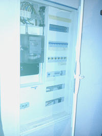 German Electrical Installation: Single-Family Homes, Flat Cables, Connection Points, Meters