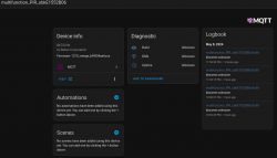 Screenshot of Home Assistant interface with information about device BK7231N.