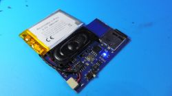 Mikroodtwarzacz audio na kartę microSD, 4mm grubości