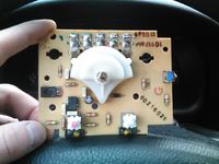 Opel Astra II - Żarówki w manetkach sterowania nagrzewnicą i nawiewem- wymiana