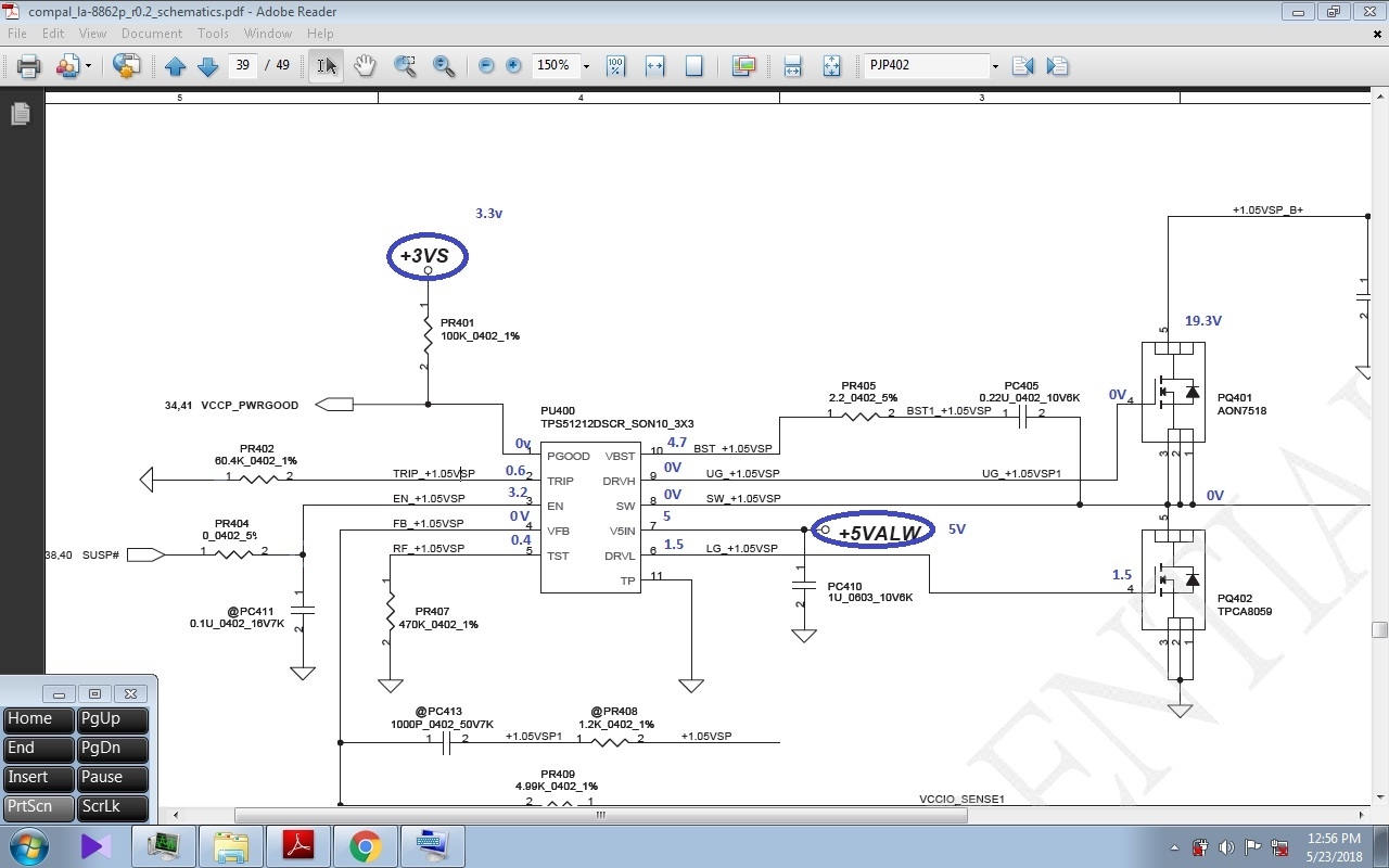 Samsung NP350V5C Compal LA-8862P Mobo Issue: No Power on Vcore, +1 ...