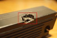 Lampa stroboskopowa Sunpro CP7519 - przestała działać, przytopienie klipsa