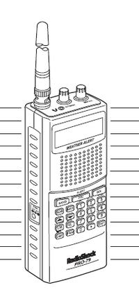 Radio Shack PRO 79 VHF UHF Scanner Reciever Manual