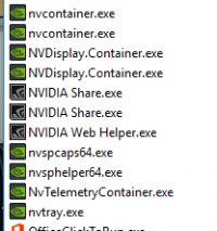 Replaced Card & Installed New Drivers: nvcontainer.exe & NVDisplay.Container.exe Processes