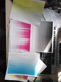 Konica Minolta Bizhub c253 błąd c2152 i wydruki z paskami