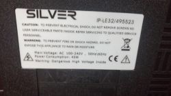 Télécommande Neuve Pour TV SILVER IP-LE411061 / IP-LE32 - Compatible, Argentée