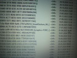 Zrzut ekranu folderu w systemie Windows z listą katalogów i plików.