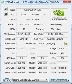 Lenovo y580 - Wysokie temperatury grafiki mimo wymiany pasty i wiatraka