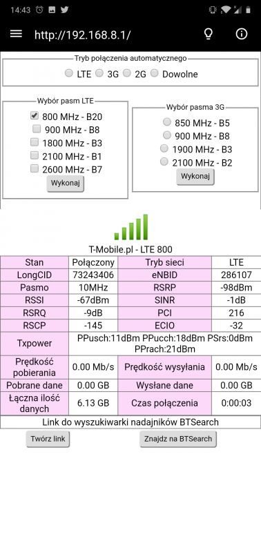 Choosing LTE Antenna for T-Mobile Unlimited Internet: Huawei B525s Router, 800+1800MHz Bands