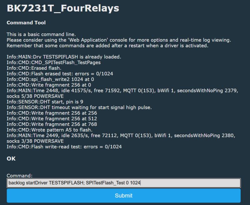 Hosting OpenBekenIOT Web App's 'Logs' function in the LittleFS of the Device (BK7231T)