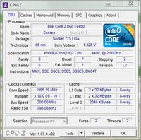 Jak bezpiecznie podkręcić Intel Core 2 Duo 4400 do gier jak BF3?
