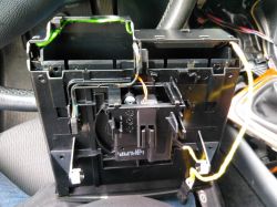 Mercedes E class W211 diagram of the storage box under the radio Mercedes E class W211 diagram of the storage box under the radio