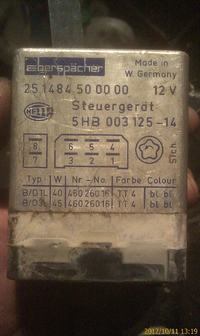 Eberspacher D1L 12V - Czy ten zegar pasuje i jak go podłączyć?